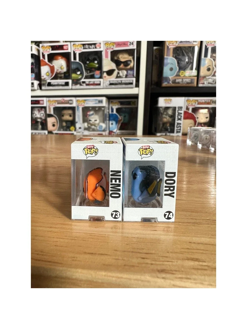 2 BITTY 1-Inch Funko Pops CHASE Dory & Nemo #73 #74 Finding Disney Pixar Movie
